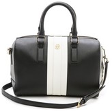 Thumbnail for your product : Tory Burch Robinson Striped Midi Satchel