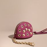Thumbnail for your product : Burberry Studded Leather Coin Case