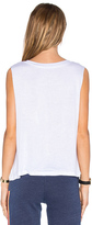 Thumbnail for your product : Daydreamer Stones B & W Tongue Tank In White