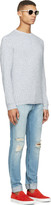 Thumbnail for your product : Paul Smith Red Ear Blue Marled Knit Shirt