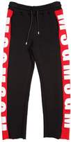 Thumbnail for your product : MSGM Logo Printed Cotton Sweatpants