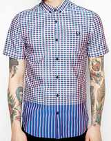 Thumbnail for your product : Fred Perry Shirt in Gingham Mix Short Sleeve