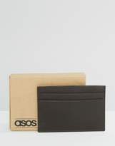 Thumbnail for your product : ASOS Leather Card Holder In Brown