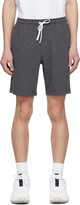 Thumbnail for your product : HUGO BOSS Gray Embroidered Shorts