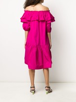 Thumbnail for your product : P.A.R.O.S.H. Ruffle Trim Shift Dress