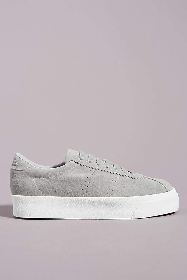 superga platform sneakers grey