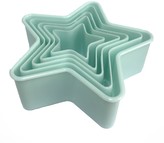 Thumbnail for your product : Soffritto Professional Bake Star Cookie Cutter Set of 5