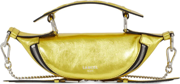 Lancel Origami leather mini crossbody bag