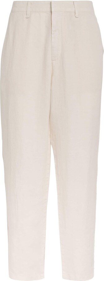 Rag & Bone Linen Straight Trousers