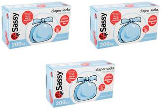 Sassy Disposable Scented Diaper Sacks - 200 ct - 3 pk
