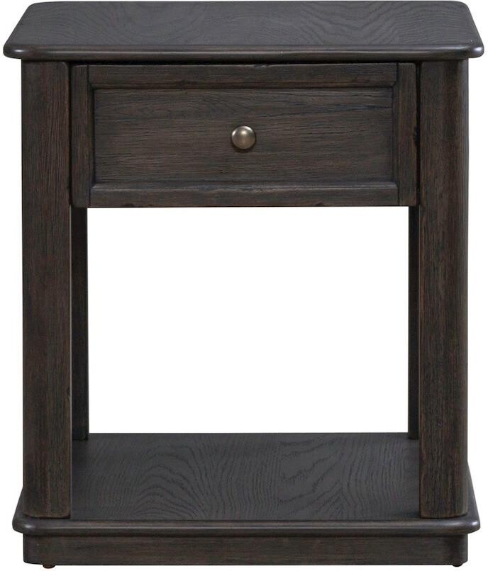 Liberty Furniture Wallace End Table for Living Room - Aged Oak
