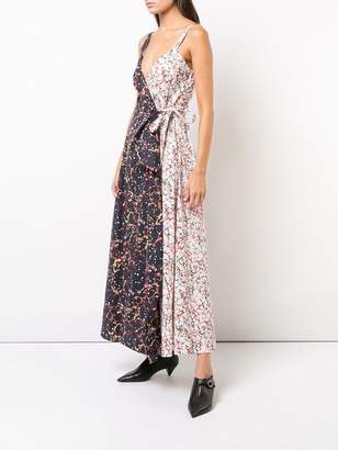 Rosie Assoulin Printed Maxi Wrap Dress