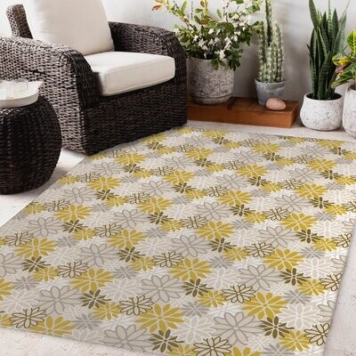 Winston Porter Yellow Outdoor Rugs | ShopStyle