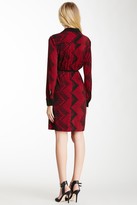 Thumbnail for your product : Karen Kane Wavelength Belted Shirt Dress