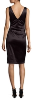 Thumbnail for your product : Nicole Miller Shirred V-Neck Sheath Dress
