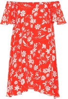 Thumbnail for your product : Athena Procopiou Floral-printed silk minidress