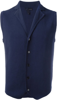 Lardini button-up waistcoat