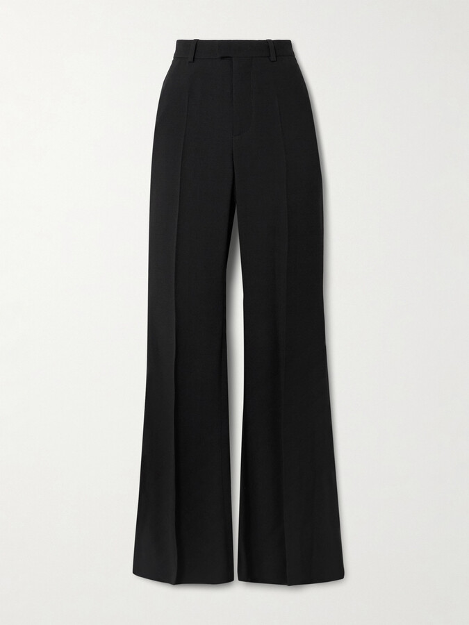 Balenciaga Cotton Flared Pants - Black