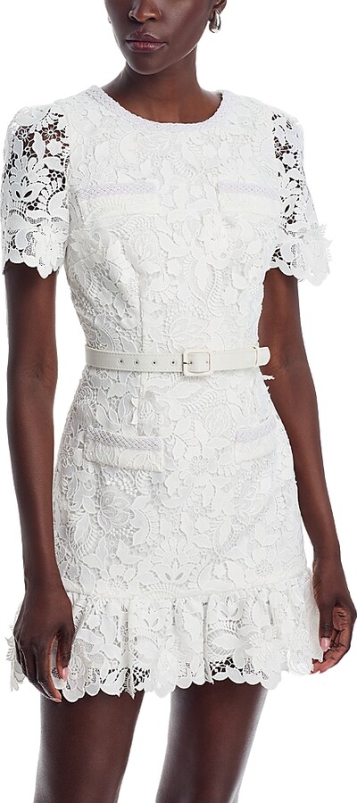Milly Garden Lace Mini Dress