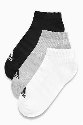 Next Mens adidas Adult 3⁄4 Socks 3 Pack