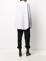 Thumbnail for your product : R 13 Pinstripe Oversized Shirt