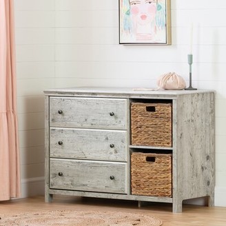 South S Cotton Candy 3 Drawer Combo, 3 Drawer Dresser With Cubbies