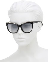 Thumbnail for your product : Alexander McQueen 55MM Embellished Cat Eye Sunglasses