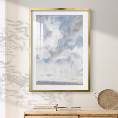 Lark Manor Sky Blue III -Framed Print
