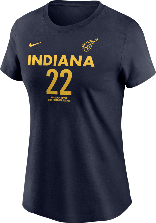 Caitlin Clark Indiana Fever Nike Women's WNBA T-Shirt in Blue | W11942P737-CLK