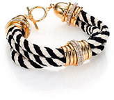 Thumbnail for your product : ABS by Allen Schwartz Pave Corded Double-Row Bracelet