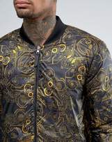 Thumbnail for your product : Versace Jeans Bomber Jacket With Mechanical Print