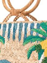 Thumbnail for your product : Aranaz raffia palm tote