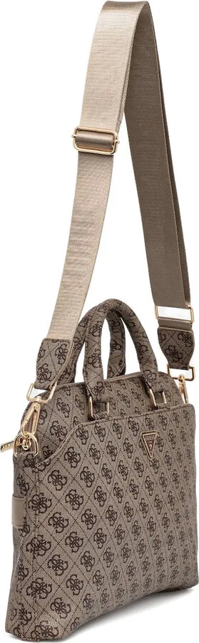 GUESS USA Logo-Plaque Top-Handle Bag