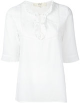 Vanessa Bruno Athé - pintucked blouse - women - coton - 36