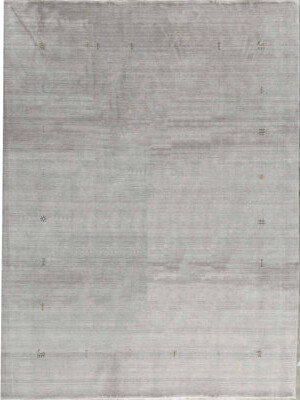 Bokara Rug Co. Inc. Hand-Knotted High-Quality Gray Area Rug