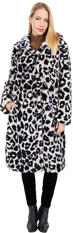 love token leopard coat