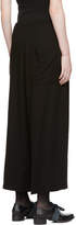 Thumbnail for your product : Y's Ys Black O-Front Tuck Wide Trousers