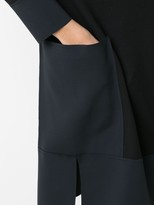 Thumbnail for your product : Gloria Coelho Side Pockets Elongated Jumper