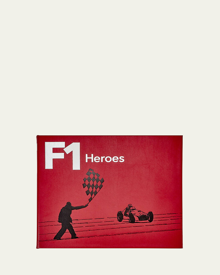 Graphic Image "F1 Heroes" Leather-Bound Book by Giorgio Terruzzi