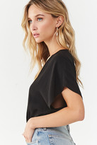 Thumbnail for your product : Forever 21 Flounce Surplice Bodysuit