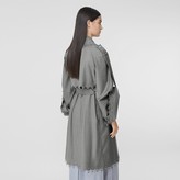 Thumbnail for your product : Burberry Crystal Ringpierced Wool Reconstructed Trench Coat