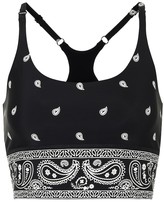 Thumbnail for your product : Adam Selman Sport Printed sports bra