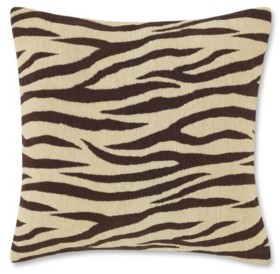18x18 Paraganglioma Zebra Design Paraganglioma Awareness Zebra Pattern Stripes Peace Love Throw Pillow Multicolor