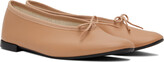 Thumbnail for your product : Repetto Tan Lilouh Ballerina Flats
