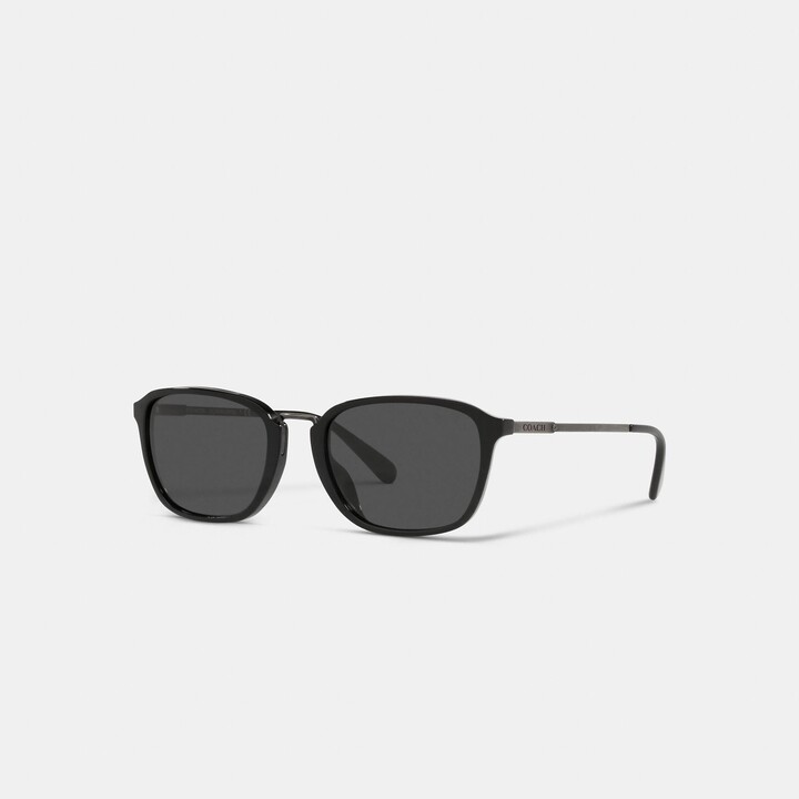 Coach Outlet Men's Signature Metal Frame Sunglasses - ShopStyle