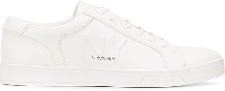 calvin klein shoes men white