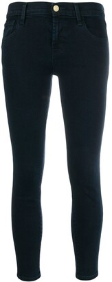 J Brand Cropped Skinny-Fit Jeans