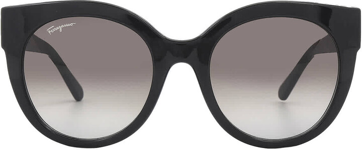 Ferragamo Grey Cat Eye Ladies Sunglasses SF1031S 001 53