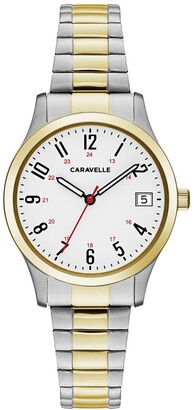 Caravelle Designed by Bulova Women's Two-Tone Stainless Steel Bracelet Watch 30mm