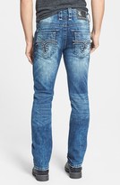 Thumbnail for your product : Rock Revival 'Alternative' Straight Leg Jeans (Medium Blue)